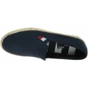 Granatowe Espadryle TOMMY HILFIGER Canvas Slipon Espadrille FM0FM02251 403