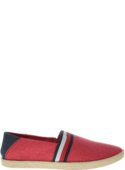 Czerwone Espadryle TOMMY HILFIGER Summer Slipon FM0FM02252 020