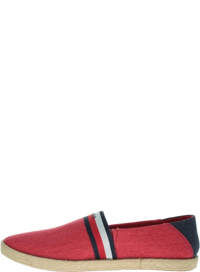 Czerwone Espadryle TOMMY HILFIGER Summer Slipon FM0FM02252 020