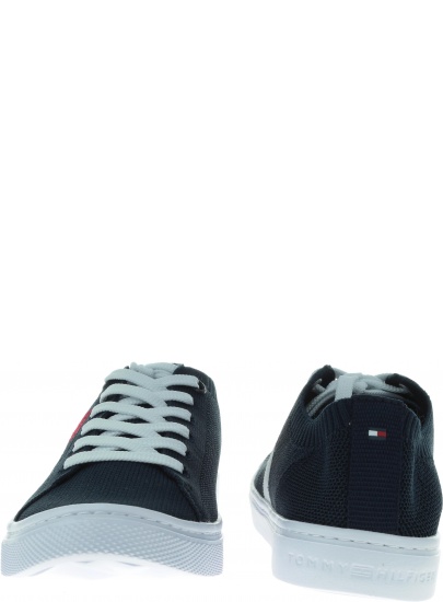 Granatowe Tenisówki TOMMY HILFIGER Knitted Flag Lightweight Sneaker