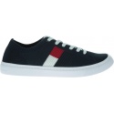 Granatowe Tenisówki TOMMY HILFIGER Knitted Flag Lightweight Sneaker