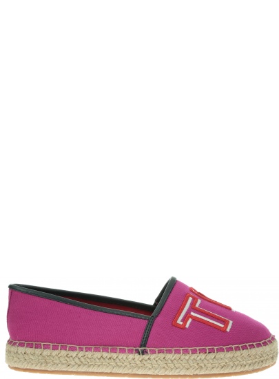 Różowe Espadryle TOMMY HILFIGER Colorful Tommy Flat Espadrille FW0FW04166
