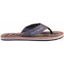 Szare Japonki TOMMY HILFIGER Chambray Beach Sandal FM0FM02268 BDS