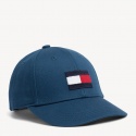 Granatowa Czapka z Daszkiem Dziecięca TOMMY HILFIGER Big Flag Cap