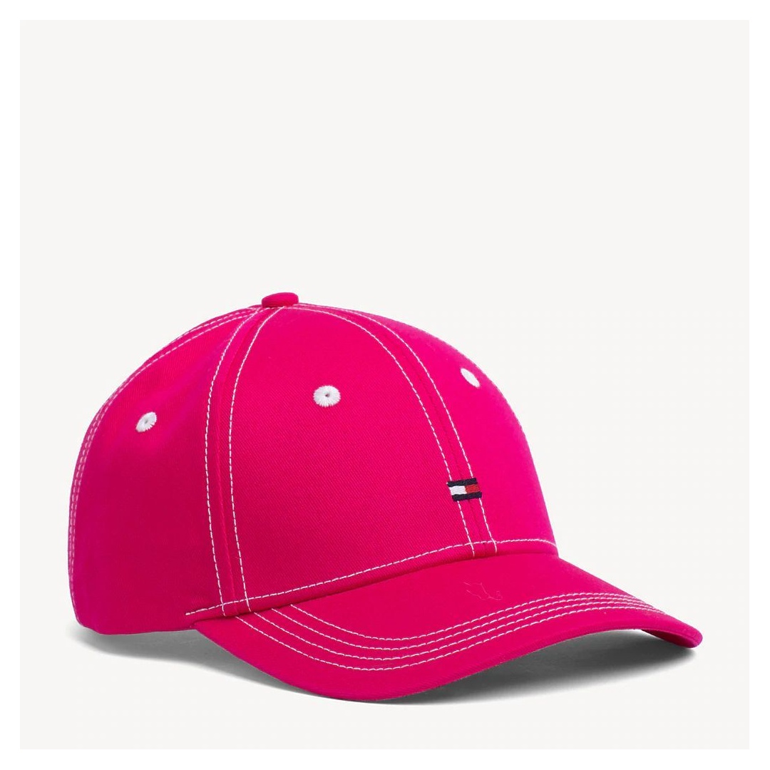 Różowa Czapka z Daszkiem TOMMY HILFIGER BB Cap AW0AW06573 530