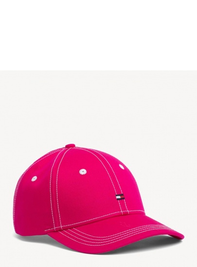 Różowa Czapka z Daszkiem TOMMY HILFIGER BB Cap AW0AW06573 530