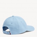 Błękitna Czapka z Daszkiem TOMMY HILFIGER Tommy Patch Cap AW0AW06796 423