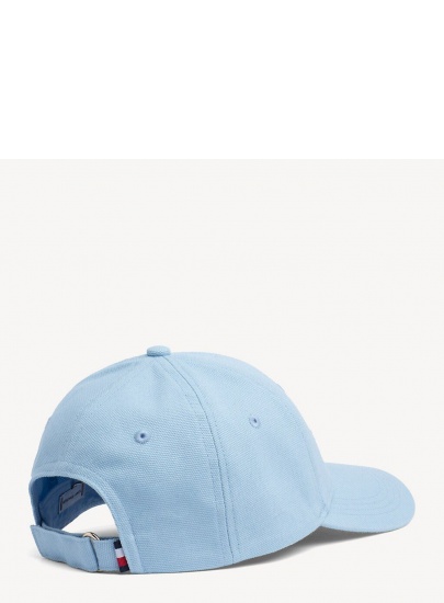 Błękitna Czapka z Daszkiem TOMMY HILFIGER Tommy Patch Cap AW0AW06796 423