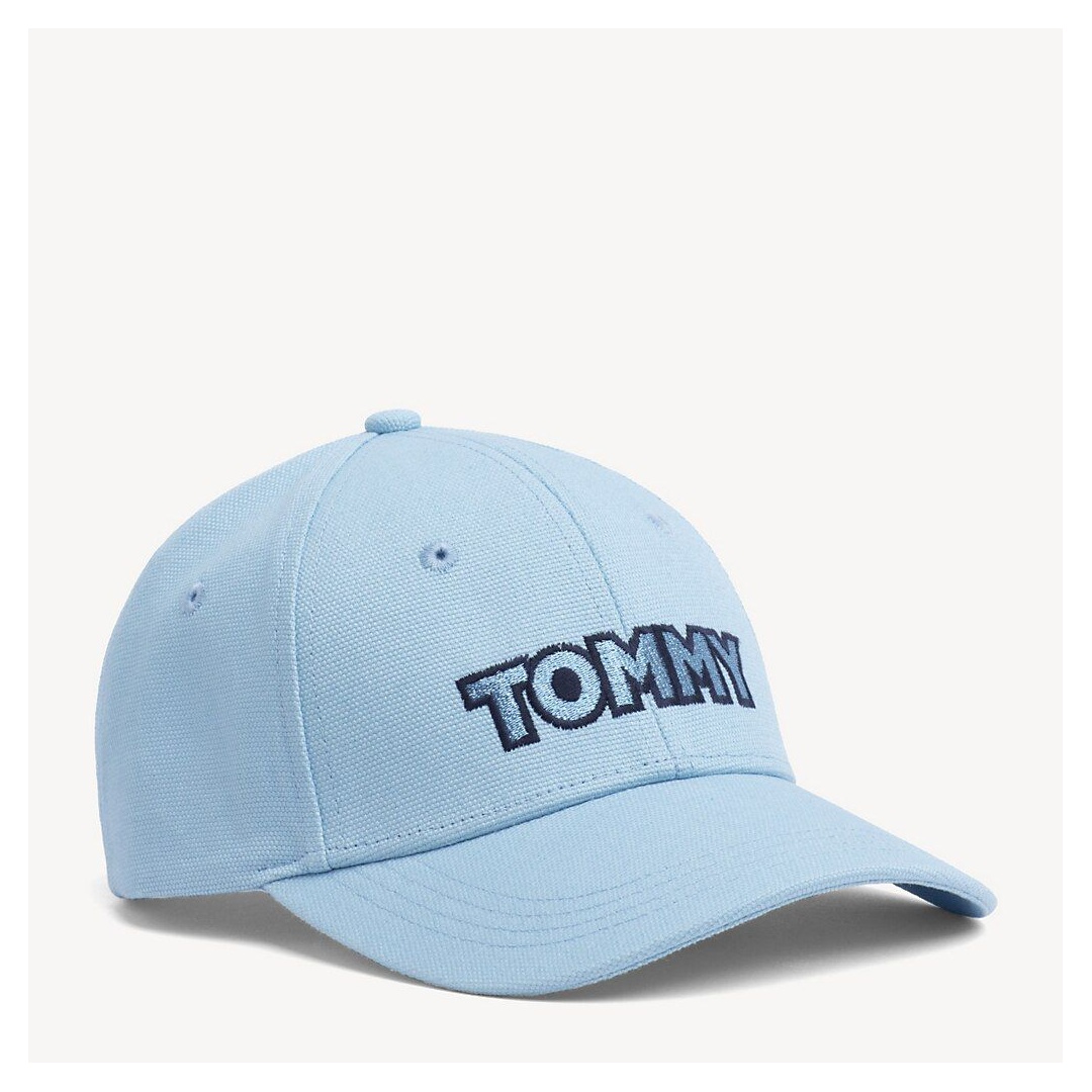 Błękitna Czapka z Daszkiem TOMMY HILFIGER Tommy Patch Cap AW0AW06796 423