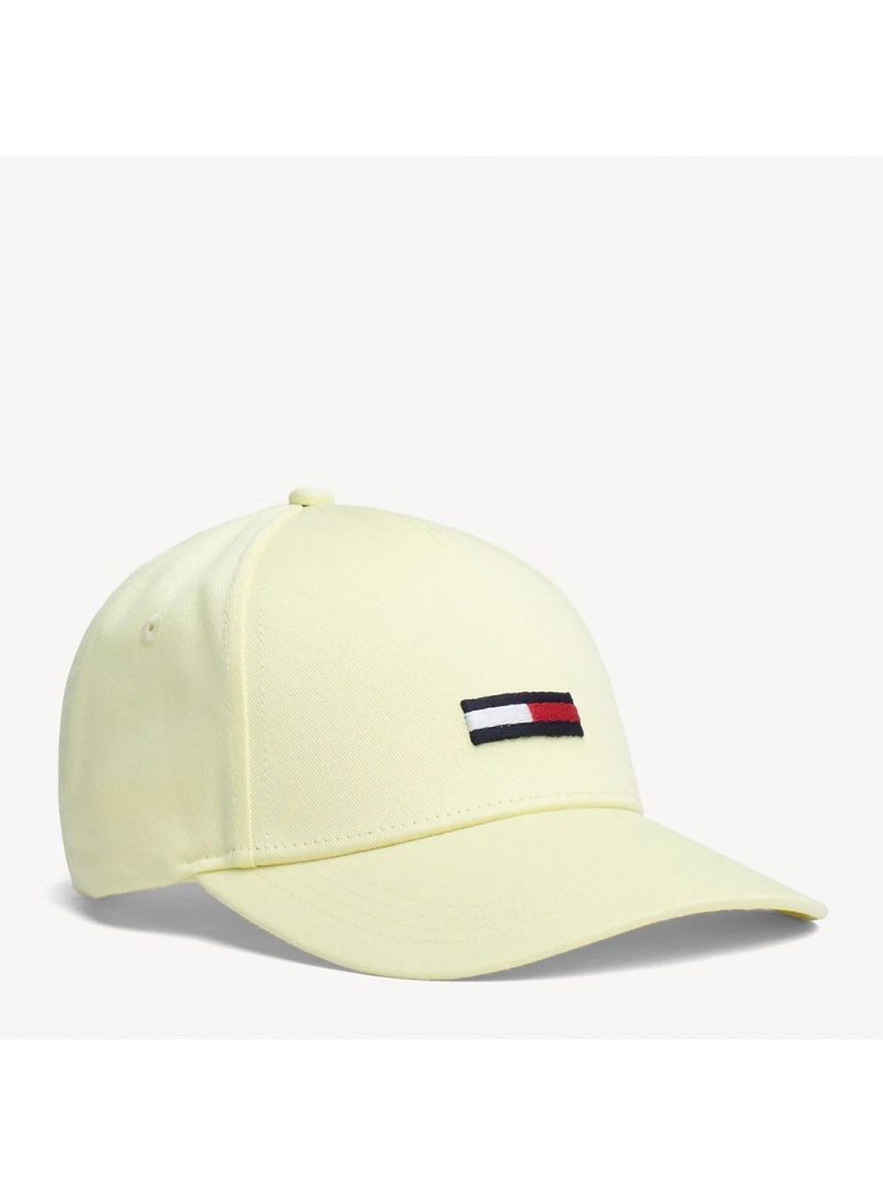 Żółta Czapka z Daszkiem TOMMY HILFIGER Tjw Flag Cap AW0AW06885 736