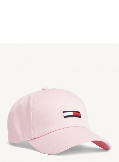 Różowa Czapka z Daszkiem TOMMY HILFIGER Tjw Flag Cap AW0AW06885 902