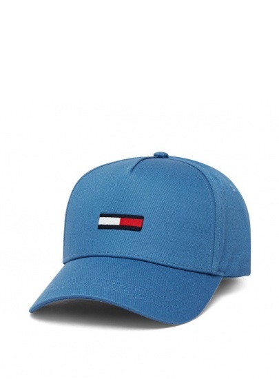 Niebieska Czapka z Daszkiem TOMMY HILFIGER Tjm Flag Cap AM0AM04870 499