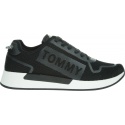 Czarne Sneakersy TOMMY HILFIGER Technical Details Fl EM0EM00289 990