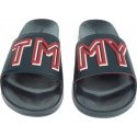 Granatowe Klapki TOMMY HILFIGER Colorful Tommy Pool FW0FW04239 403