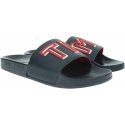 Granatowe Klapki TOMMY HILFIGER Colorful Tommy Pool FW0FW04239 403