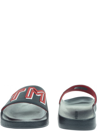 Granatowe Klapki TOMMY HILFIGER Colorful Tommy Pool FW0FW04239 403