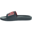 Granatowe Klapki TOMMY HILFIGER Colorful Tommy Pool FW0FW04239 403