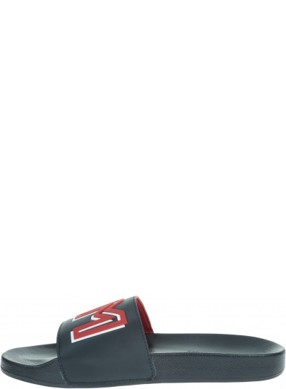 Granatowe Klapki TOMMY HILFIGER Colorful Tommy Pool FW0FW04239 403
