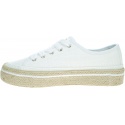 Białe Sneakersy TOMMY HILFIGER Jute Detail Flatform FW0FW04262 100