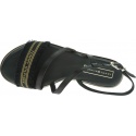 Czarne Sandały TOMMY HILFIGER Feminine Satin Flat FW0FW04162 990