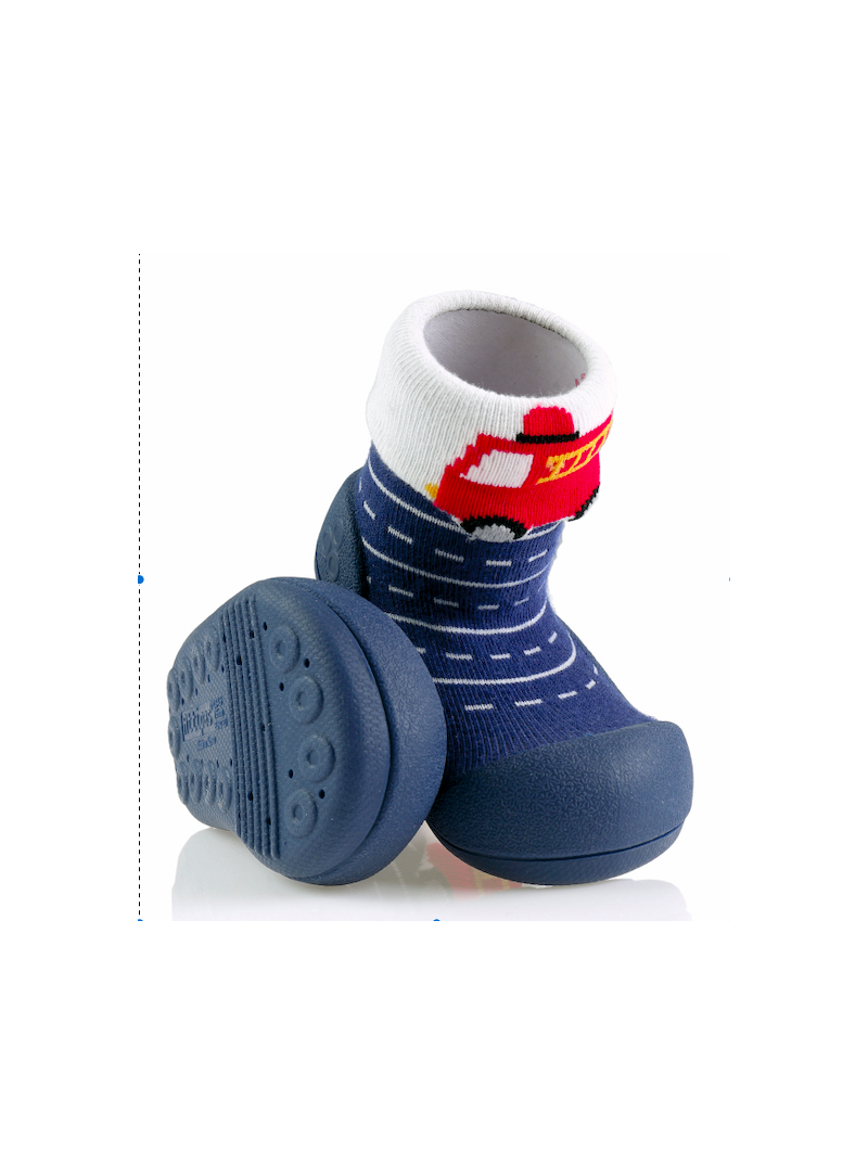 Granatowe Buciki Domowe ATTIPAS TWO STYLE NAVY Granatowe Buciki Domowe ATTIPAS TWO STYLE NAVY