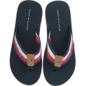 Granatowe Japonki TOMMY HILFIGER Corporate Webbing Beach Sandal FM0FM02266