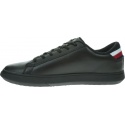 Czarne Sneakersy TOMMY HILFIGER Essential Leather De FM0FM02272 990