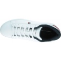 Białe Sneakersy TOMMY HILFIGER Essential Leather De FM0FM02272 100
