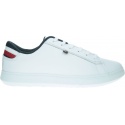 Białe Sneakersy TOMMY HILFIGER Essential Leather De FM0FM02272 100