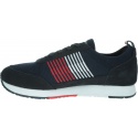 Granatowe Sneakersy TOMMY HILFIGER Eva Knit Runner FM0FM02401 403