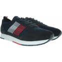 Granatowe Sneakersy TOMMY HILFIGER Eva Knit Runner FM0FM02401 403