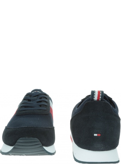 Granatowe Sneakersy TOMMY HILFIGER Eva Knit Runner FM0FM02401 403