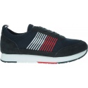 Granatowe Sneakersy TOMMY HILFIGER Eva Knit Runner FM0FM02401 403