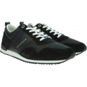Czarne Sneakersy TOMMY HILFIGER Iconic Material Mix FM0FM02273 990