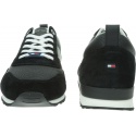 Czarne Sneakersy TOMMY HILFIGER Iconic Material Mix FM0FM02273 990