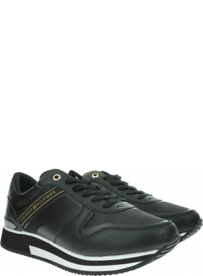 Czarne Sneakersy TOMMY HILFIGER Mixed Active City Sn FW0FW04177 990