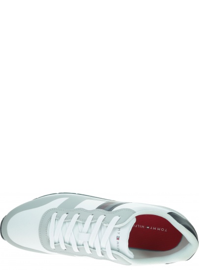 Białe Sneakersy TOMMY HILFIGER City Modern Material FM0FM02283 100