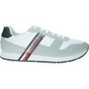 Białe Sneakersy TOMMY HILFIGER City Modern Material FM0FM02283 100