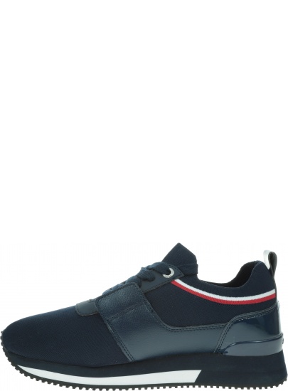 Granatowe Sneakersy TOMMY HILFIGER Knitted Sock Active FW0FW04147 406