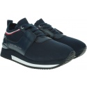 Granatowe Sneakersy TOMMY HILFIGER Knitted Sock Active FW0FW04147 406
