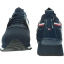 Granatowe Sneakersy TOMMY HILFIGER Knitted Sock Active FW0FW04147 406