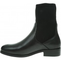 Czarne Sztyblety TOMMY HILFIGER Knitted Flat Boot FW0FW04156 990