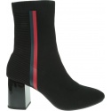 Czarne Botki TOMMY HILFIGER Knitted Heeled Boot FW0FW04157 990