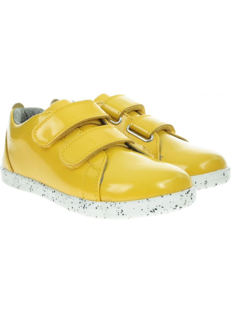 Wodoodporne Żółte Półbuty BOBUX 834903 STREET GRASS COURT YELLOW Wodoodporne Żółte Półbuty BOBUX 834903 STREET GRASS COURT YELLOW