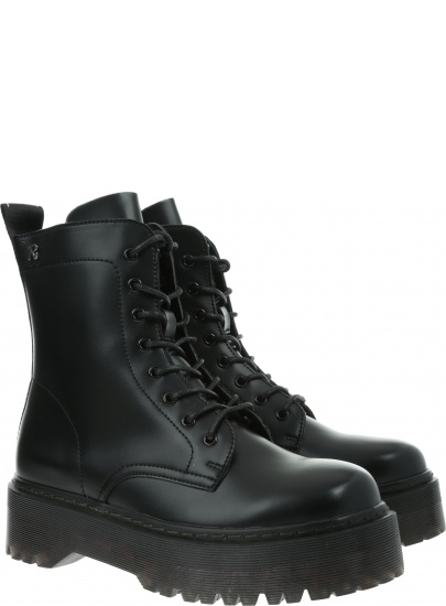 Czarne Botki Glany REFRESH 69169 Negro