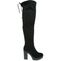 Czarne Kozaki Na Obcasie REFRESH 69313 Negro