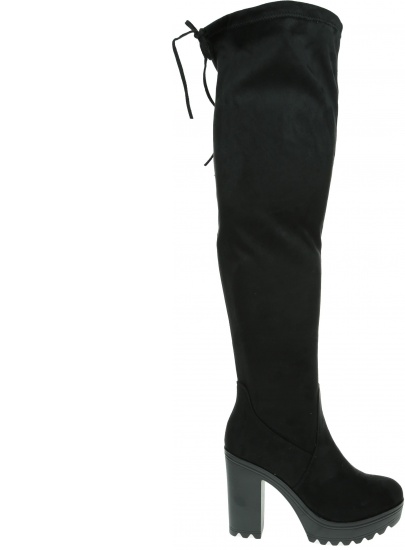 Czarne Kozaki Na Obcasie REFRESH 69313 Negro