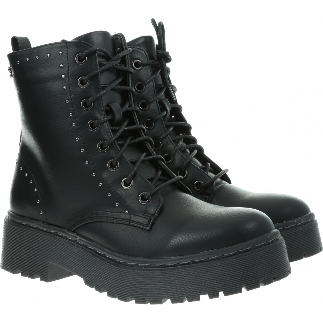 Czarne Botki Glany REFRESH 69224 Negro