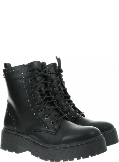 Czarne Botki Glany REFRESH 69224 Negro
