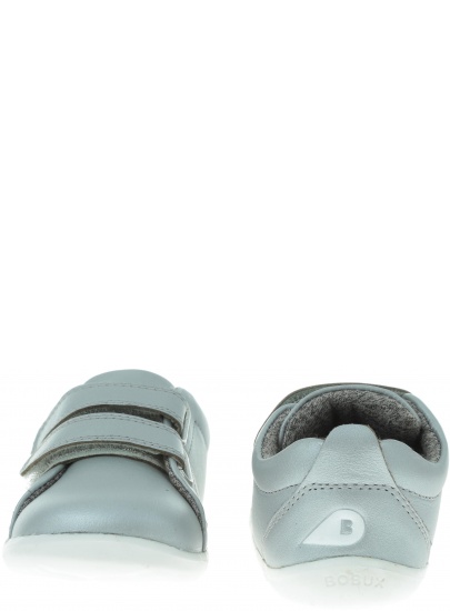 Srebrne Półbuty BOBUX 728916 Grass Court Silver